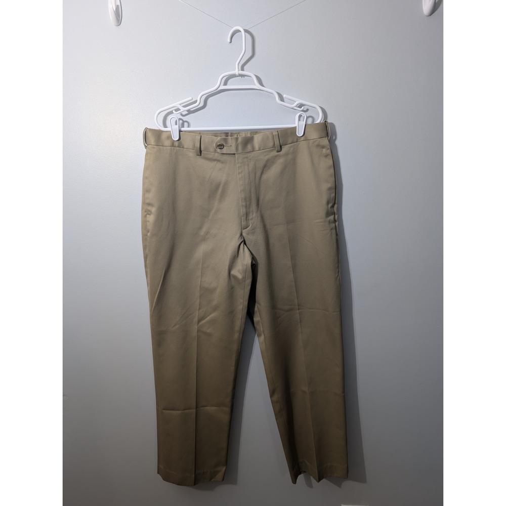 Perry Ellis Portfolio Modern-Fit Stretch Dress Pants Rain‎ Drum Plaid 36x29 NWT